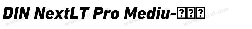 DIN NextLT Pro Mediu字体转换